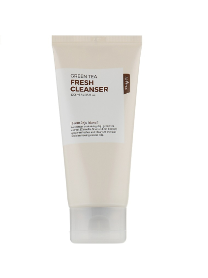 ISNTREE - Green Tea Fresh Cleanser - Osviežujúca čistiaca pena so zeleným čajom 120ml