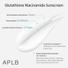 aplb glutathione niacinamide sunscreen 40ml details