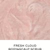 arencia fresh cloud scrub lavender pear jemny telovy peeling 260g texture