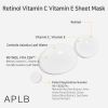 aplb retinol vitc sheet mask