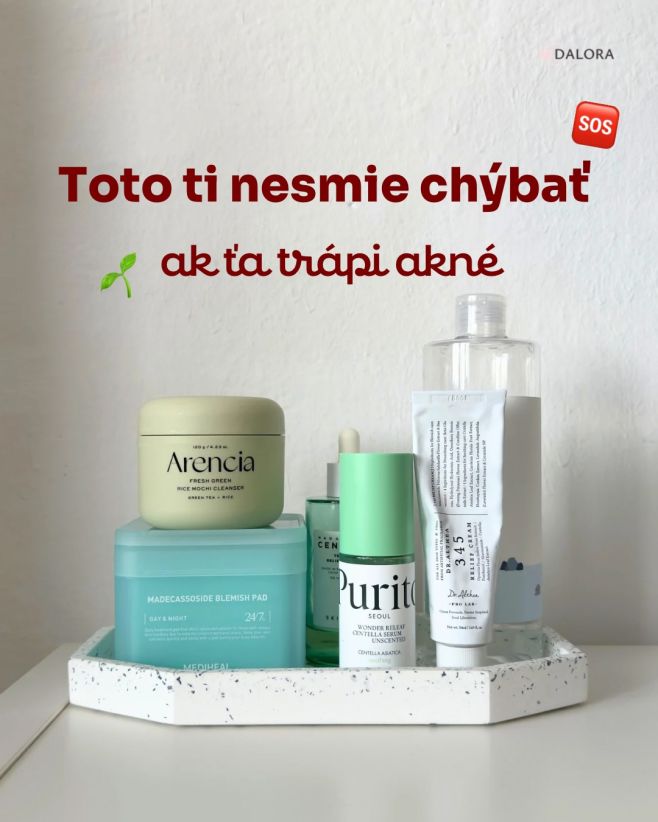 Napíš do komentára „AKNÉ“ a my ti pošleme odkaz 🔗 na všetky produkty 🌱! #dalora #glowyskin #koreanskincare
