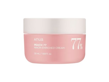 ANUA - Peach 70 Niacin Enriched Cream - Rejuvenating and brightening cream with niacinamide 50ml