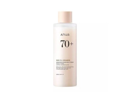 2499 anua rice 70 glow milky toner mliecny toner s ryzovou vodou a niacinamidom 250ml