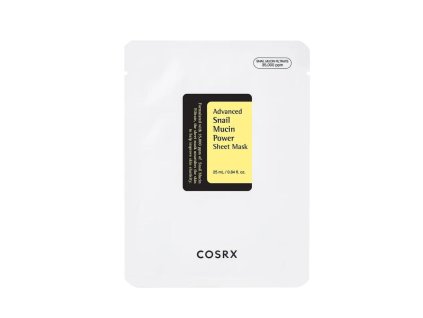 1335 cosrx advanced snail mucin power sheet mask maska so slimacim extraktom