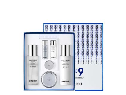 1203 medi peel peptide 9 premium skin care set premiovy set s peptidmi 250ml 250ml 50ml 30ml 30ml 10ml