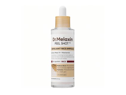 dr melaxin peel shot exfoliant white rice ampoule 100ml main pic