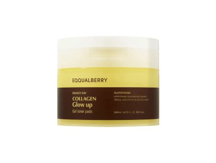 eqqualberry collagen glow up gel toner pads 60 pcs product