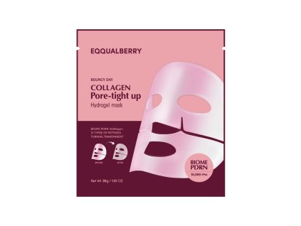eqqualberry collagen pore tighten up hydrogel mask 30g MAIN PIC