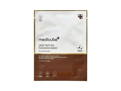 MEDICUBE - Deep Peptide Radiance Mask - Brightening peptide sheet mask 27ml