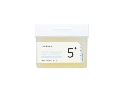 2427 numbuzin no 5 vitamin niacinamide concentrated pad 180ml rozjasnujuce vitaminove tampony s niacinamidom 70pads