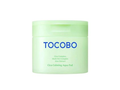 TOCOBO - Cica Calming Aqua Pad - Soothing skin toner pads with navel extract 60pcs