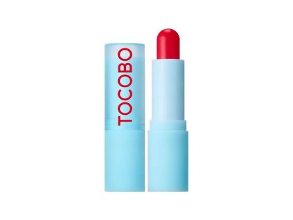 TOCOBO - Glass Tinted Lip Balm 011 Flush Cherry - Hydrating lip balm with shine 3,5g