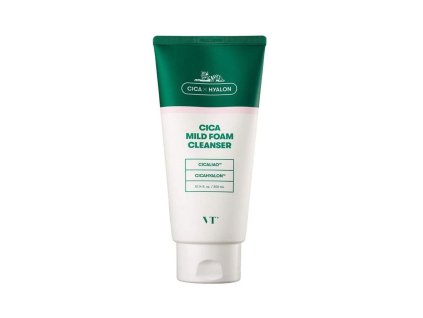 VT Cosmetics - Cica Mild Foam Cleanser - Gentle cleansing foam with Asian navel 300ml