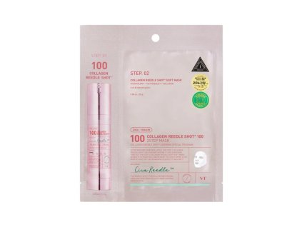 4550 vt cosmetics collagen reedle shot 100 2step mask kolagenova 2 krokova maska pre spevnenie a hydrataciu 26 5 g