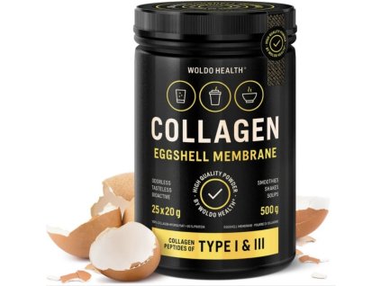 Kolagen s práškem z membrány vaječné skořápky - 500g