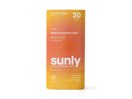 ATTITUDE Sunly Tyčinka na tělo Tropical SPF30 - 60 g