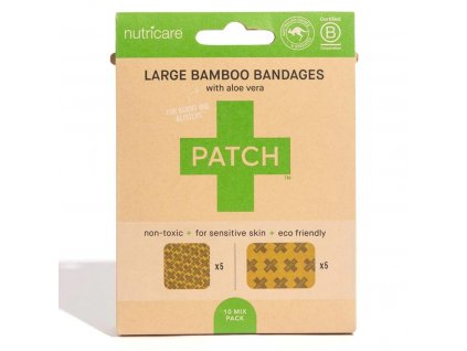Bambusové náplasti PATCH - s Aloe Vera - 10 ks