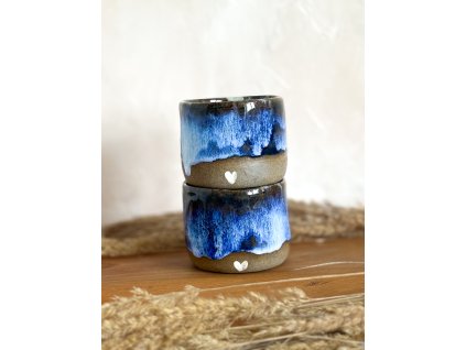 Modré ticho Cappuccino kalíšek