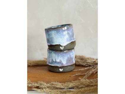 Růžové ráno Cappuccino kalíšek