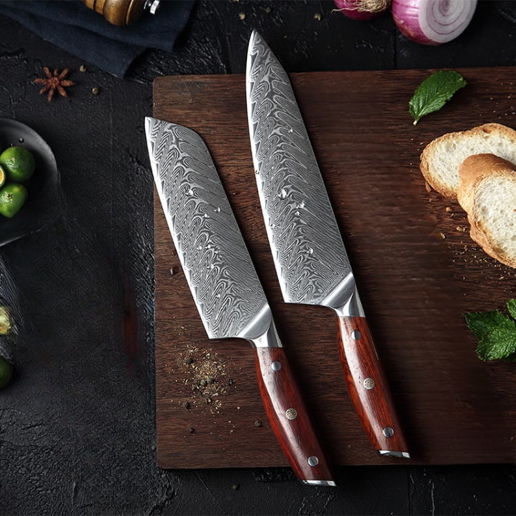 Śéfkuchařský nůž nebo Santoku