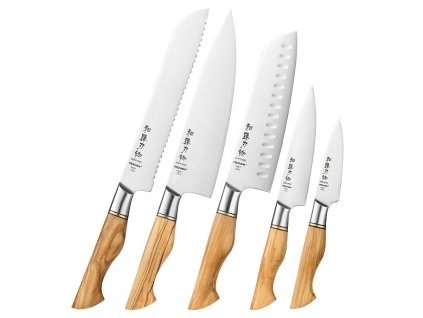 Kuchyňský set 5 nožů Hezhen® B30S ze švédské oceli