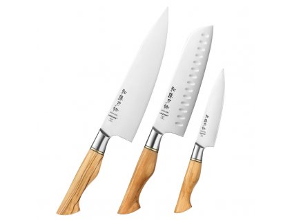 Kuchyňský set 3 nožů Hezhen® B30S ze švédské oceli