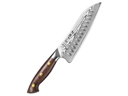 HEZHEN® kuchyňský nůž Santoku X02M (7")