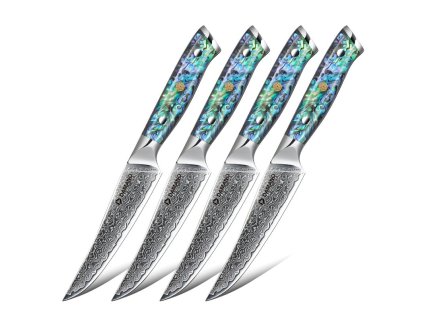 DAMANO® steakový set 4 damaškových nožů DMS-279 (5")