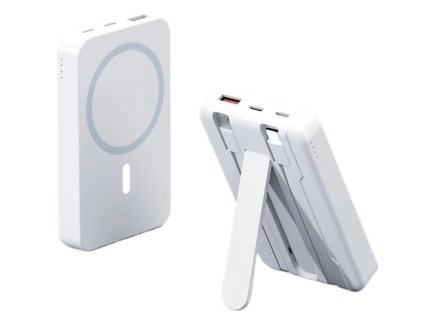 18975 magsafe bezdratova powerbanka 7000mah bila