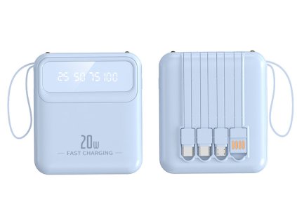 18996 mini powerbanka 5000mah modra