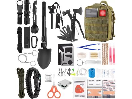 Bochen Multifunkční sada pro první pomoc a přežití v přírodě 30v1
