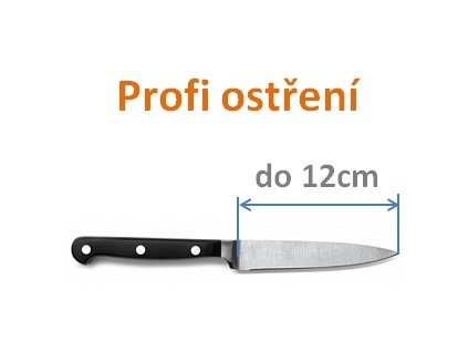 Nůž do délky 12cm - broušení