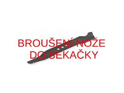Broušení nože do sekačky