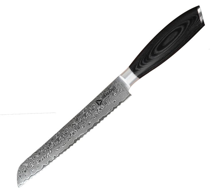 Levně Damano DAMANO® nůž na pečivo Bread VANTABLACK D-B20 (8")