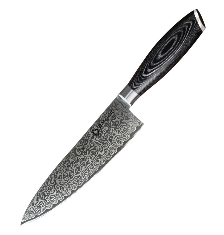 Levně Damano DAMANO® nůž pro šéfkuchaře Chef VANTABLACK D-B20 (8")