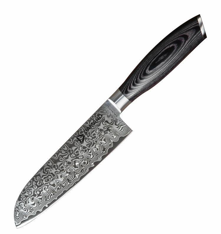 Levně Damano DAMANO® nůž Santoku VANTABLACK D-B20 (7")
