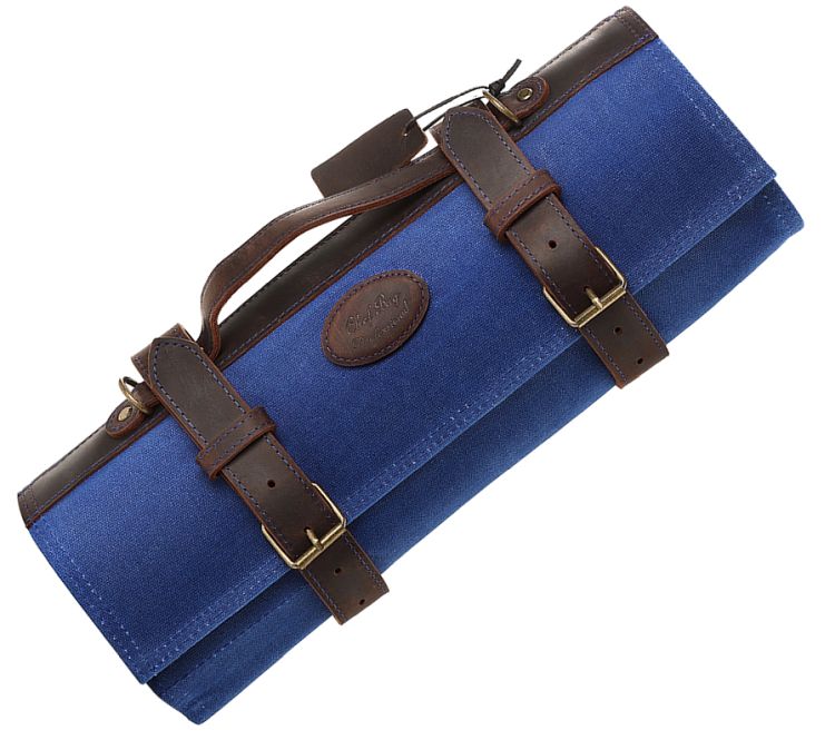 Levně Hezhen HEZHEN® šéfkuchařský bag canvas (modrá, oranžová, černá) Barva: Modrá