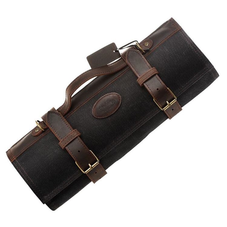 Levně Hezhen HEZHEN® šéfkuchařský bag canvas (modrá, oranžová, černá) Barva: Černá