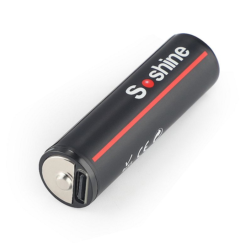 Dobíjecí USB AA 1,5V baterie Soshine 4200mWh