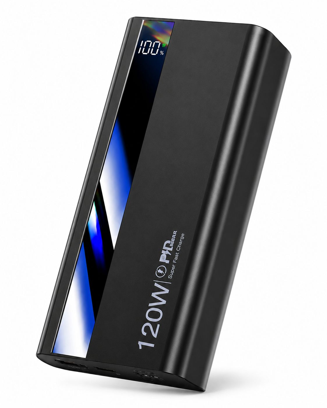 Powerbanka 20000mAh Super rychlé nabíjení 120W - černá