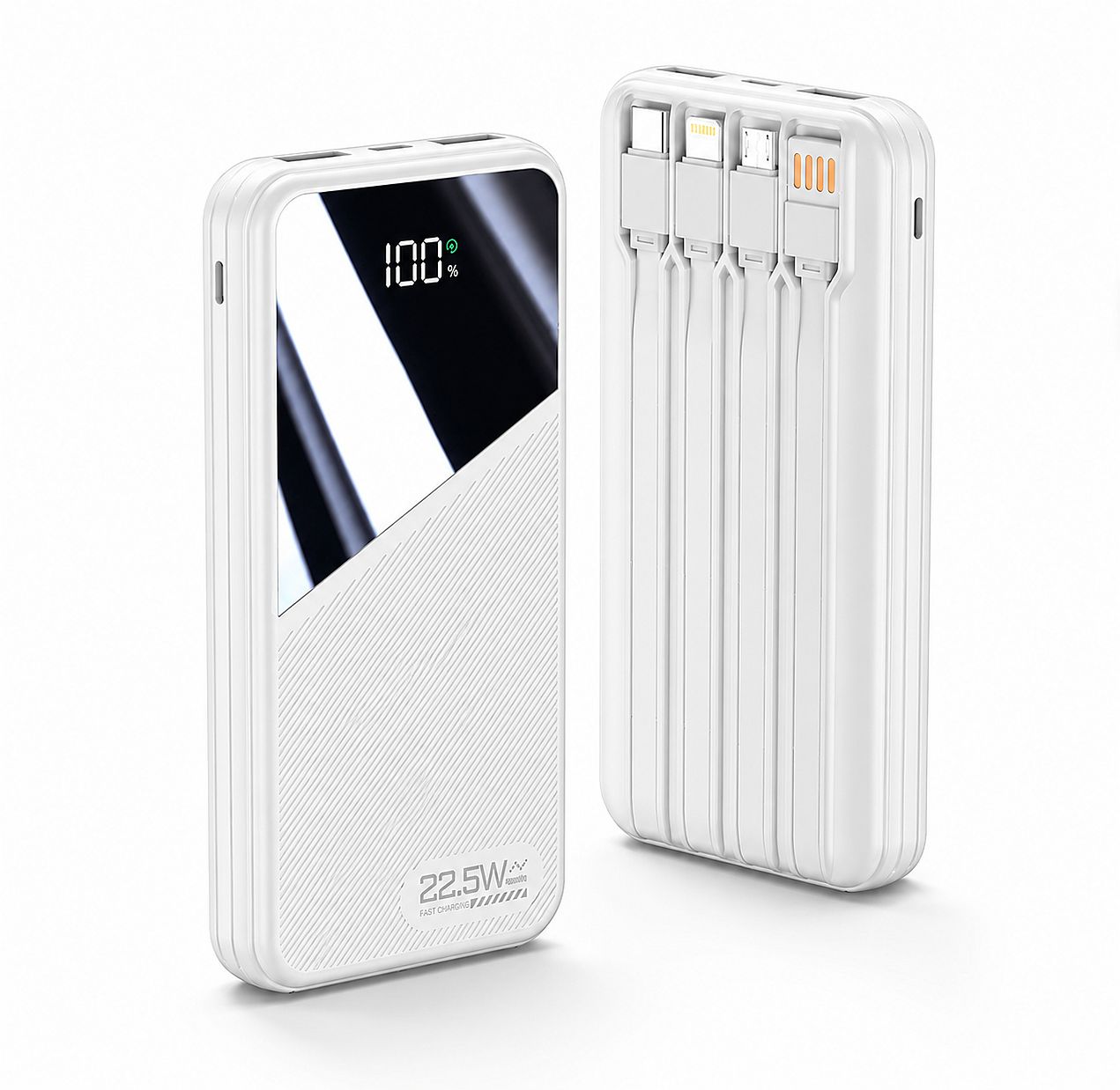 Powerbanka 20000mAh rychlé nabíjení 22,5W - bílá