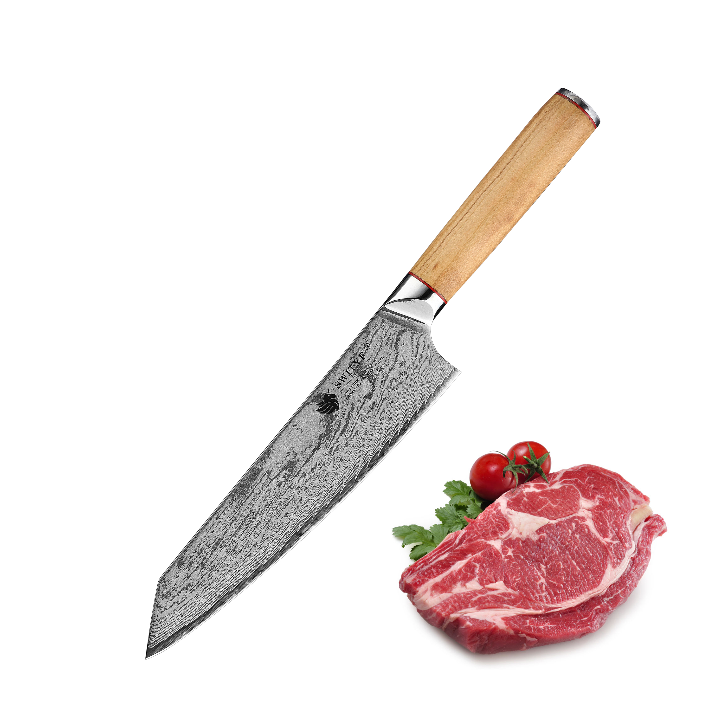Levně Swityf SWITYF® nůž pro šéfkuchaře Chef NATURE OK (8")