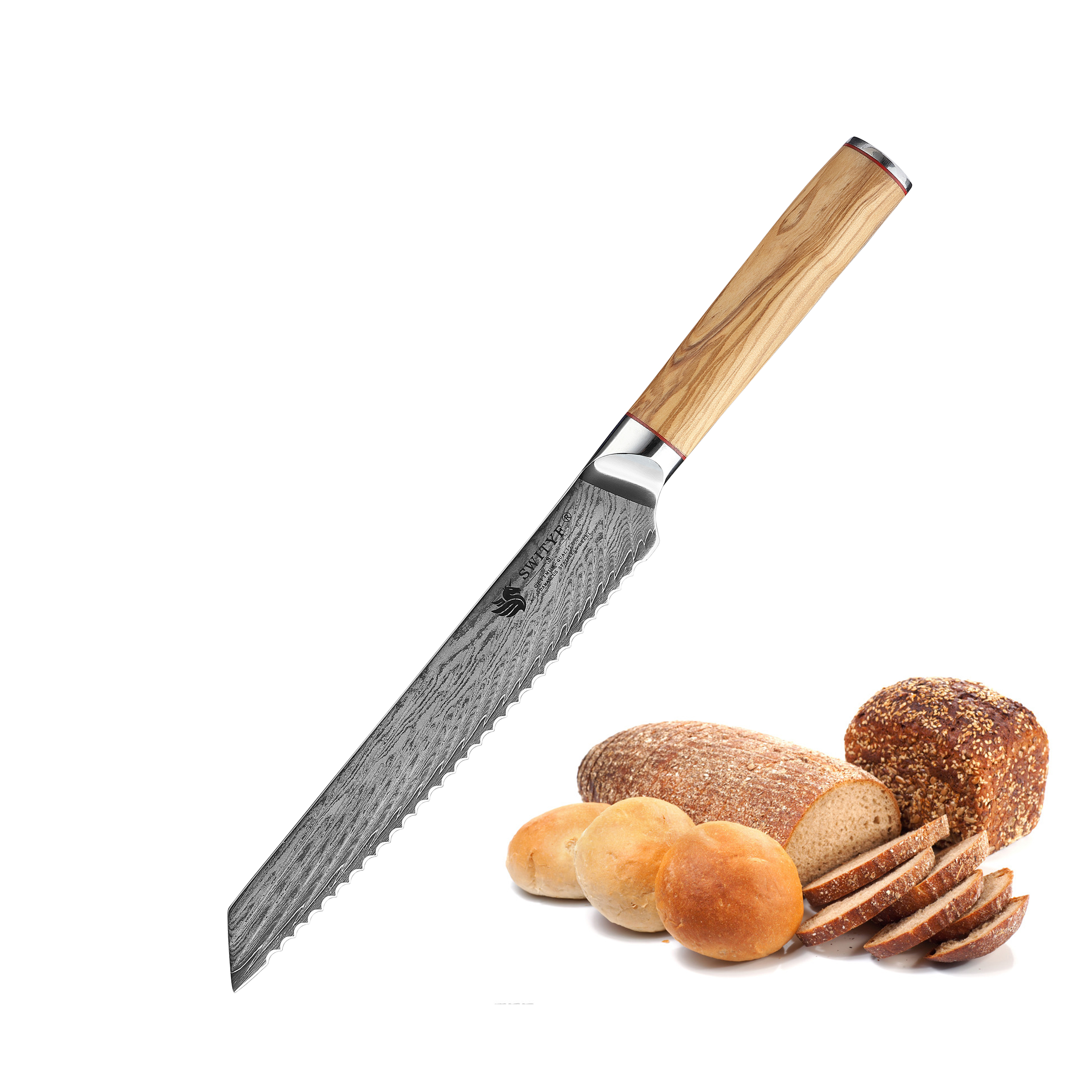 Levně Swityf SWITYF® nůž na pečivo Bread NATURE OK (8")