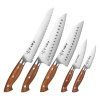 HEZHEN® kuchyňský set 5 nožů  BARK X02 z německé oceli