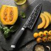 HEZHEN® kuchyňský nůž Santoku CARBON X10 (7,5")