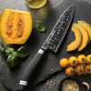 HEZHEN® kuchyňský nůž Santoku OLIVE X01 (7,5")