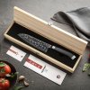 HEZHEN® kuchyňský nůž Santoku OLIVE X01 (7,5")