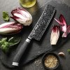 HEZHEN® kuchyňský nůž Nakiri CARBON X10 (7")