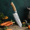 HEZHEN® nůž pro šéfkuchaře Santoku DUNE B38L (7")
