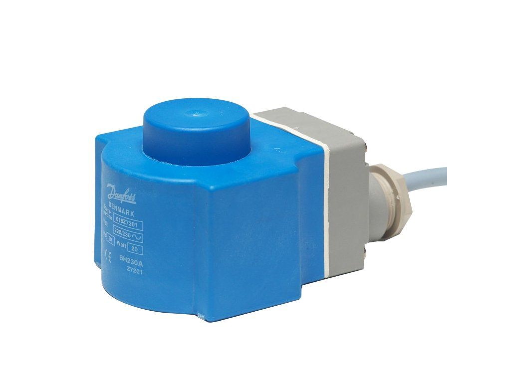 Solenoid coil, BN230AS, Terminal box, Supply voltage [V] AC: 230, Multi-pack (018F6905)